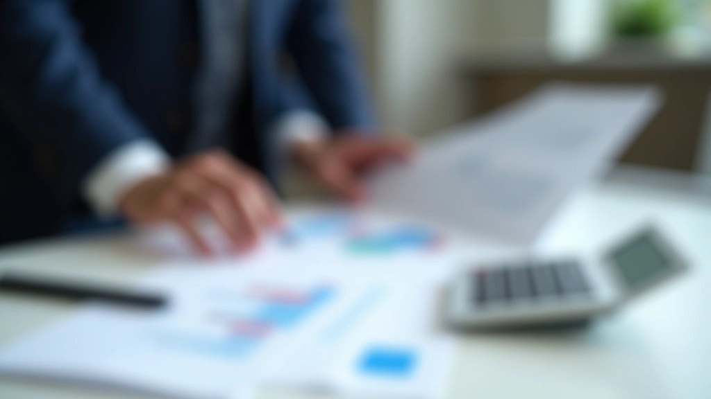 Professional accountant reviewing corporate tax documents