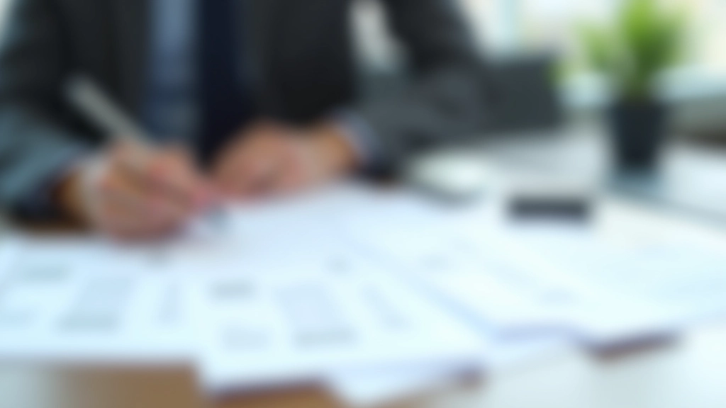 Business expense receipts, invoices, and deduction documentation organized and filed for tax purposes